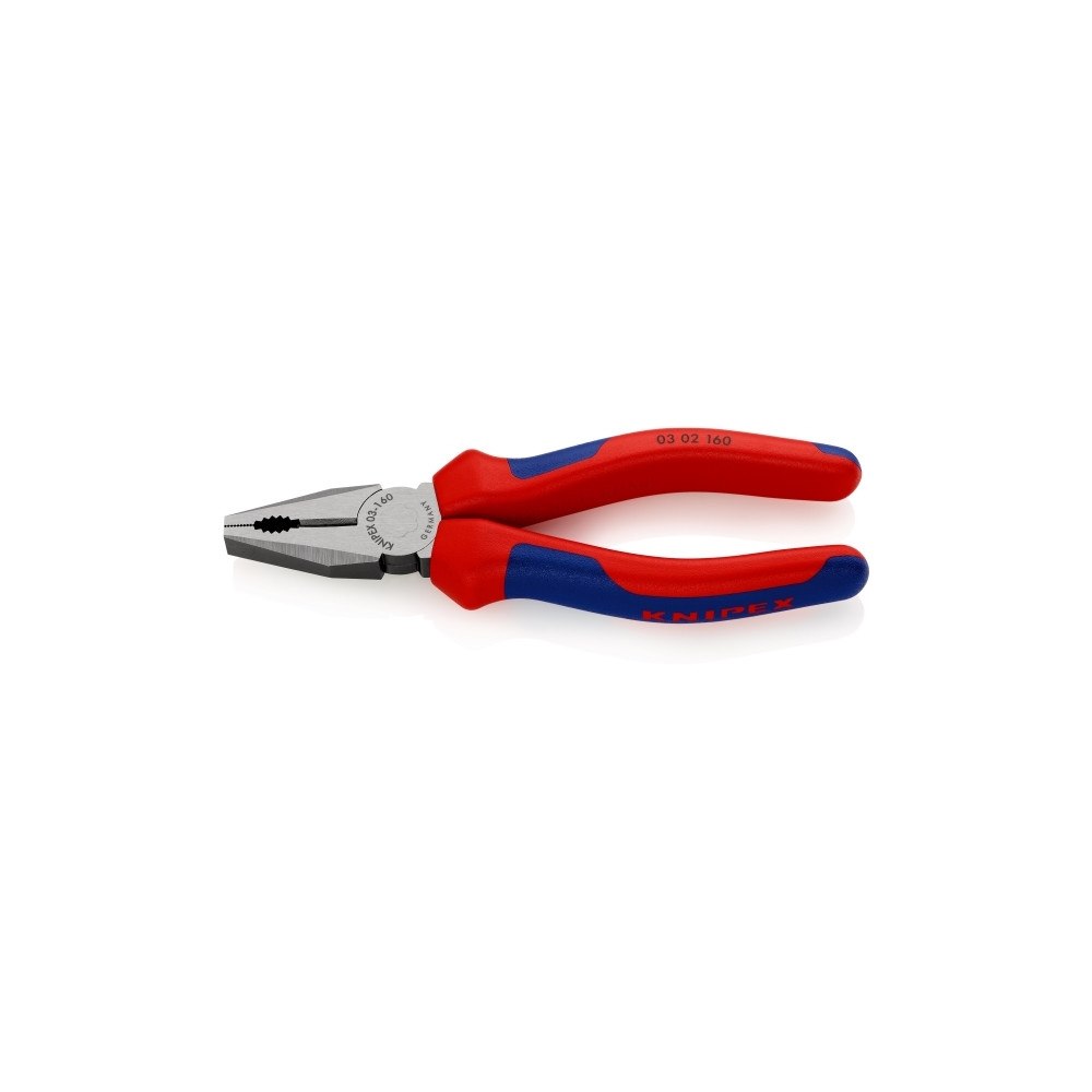 Knipex Knipex 03 02 160, Lineman-tång, Stål, Plast, Blå, Röd, 160 m...