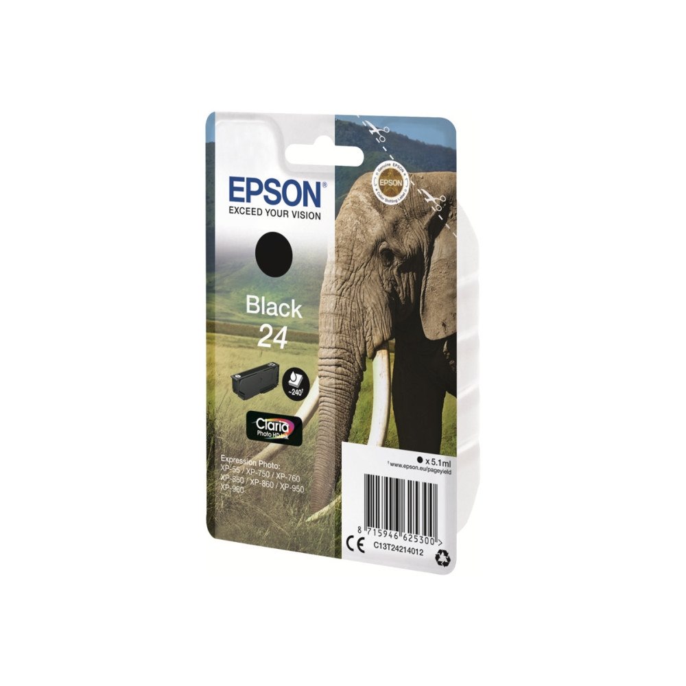 EPSON Epson 24 - svart - original - bläckpatron