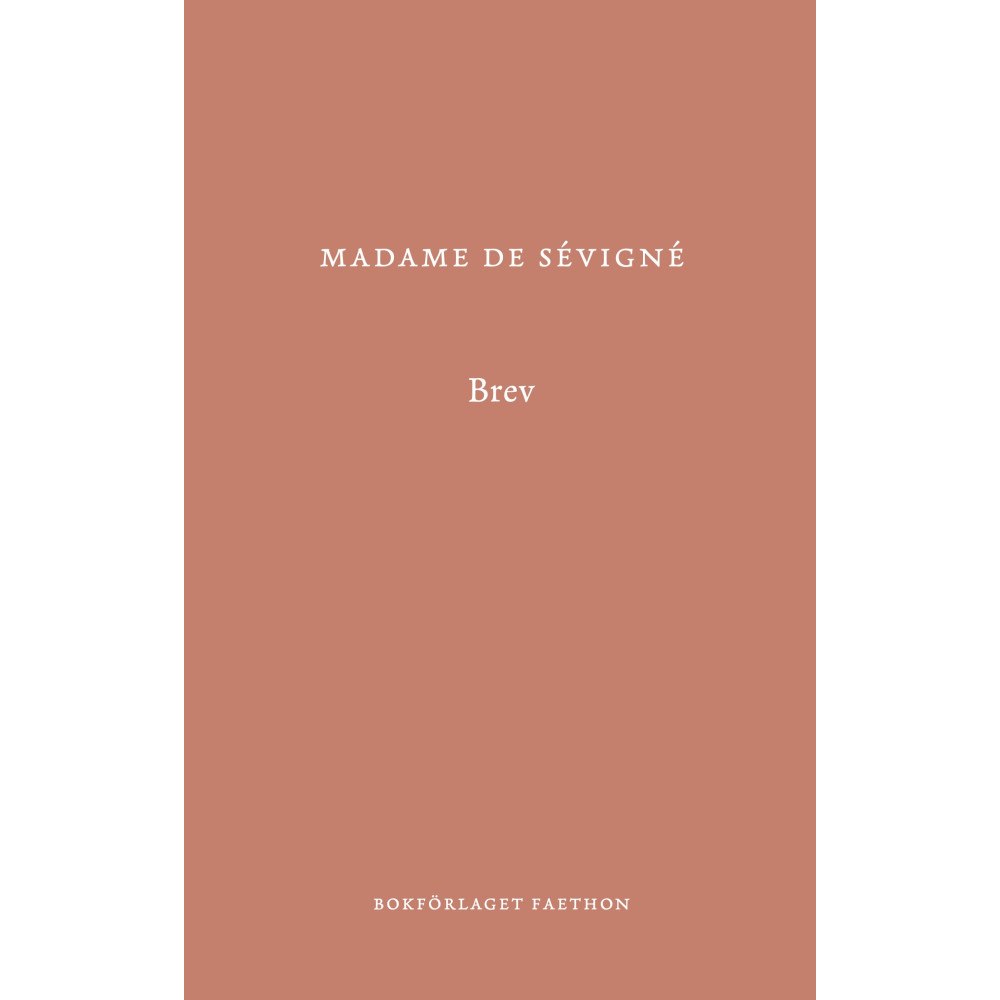 Madame de Sévigné Brev (inbunden)