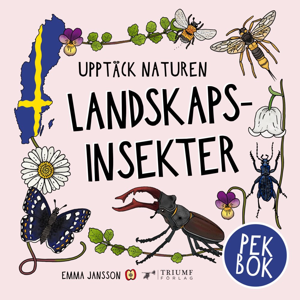 Emma Jansson Landskapsinsekter - pekbok (inbunden)