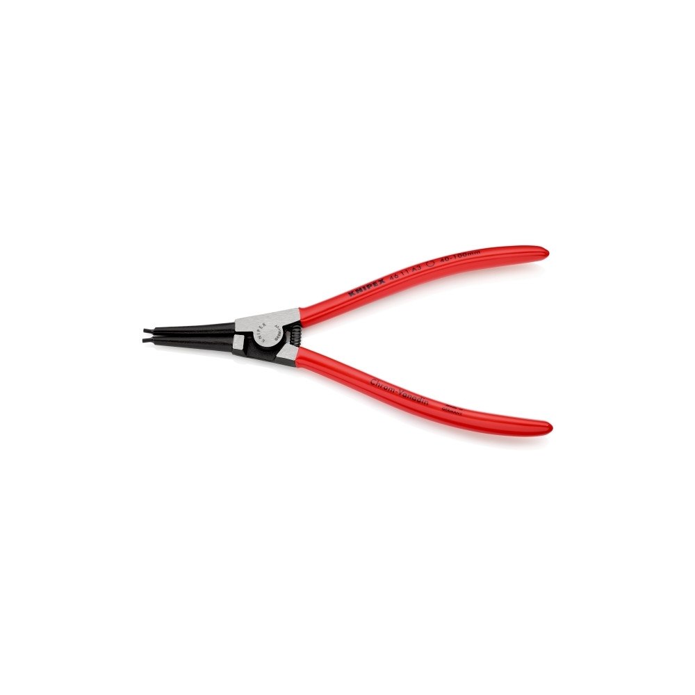 Knipex Knipex 46 11 A3, Låsringstång, Kromvanadinstål, Plast, Röd,...