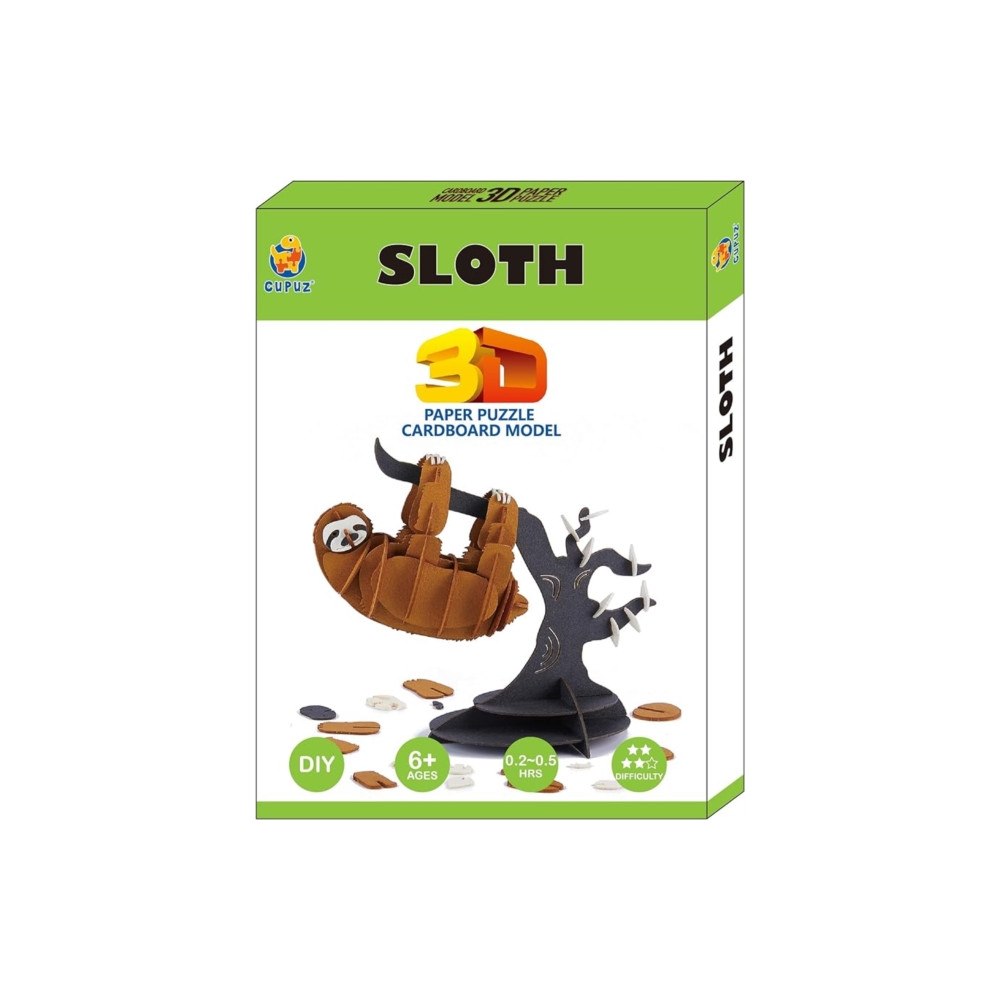 GO ON MAKE ME Sloth Card Puzzle