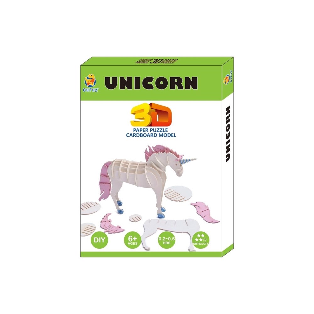 GO ON MAKE ME Unicorn Card Puzzle