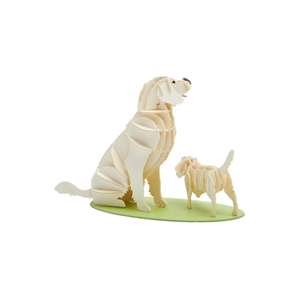 GO ON MAKE ME Golden Retriever Dog Card Puzzle