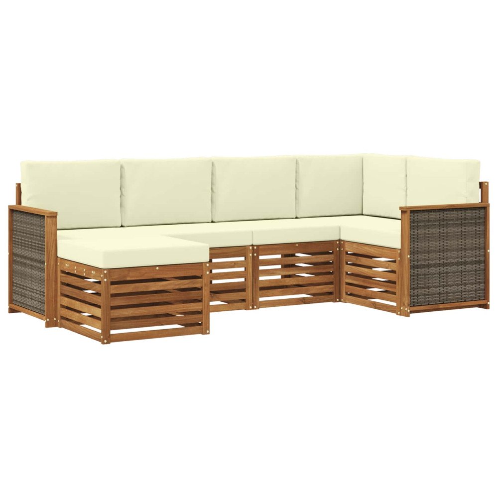 vidaXL Utomhussoffset 5 st