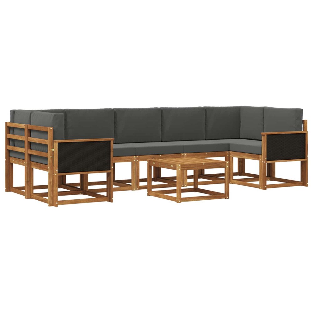 vidaXL Utomhussoffset 6 st