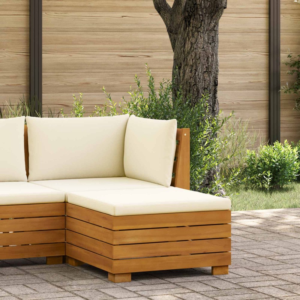 vidaXL Trädgårdspall Massivt Akaciaträ Brun