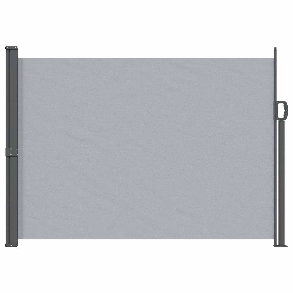 vidaXL Utfällbar sidomarkis 100% polyester, järn, stål