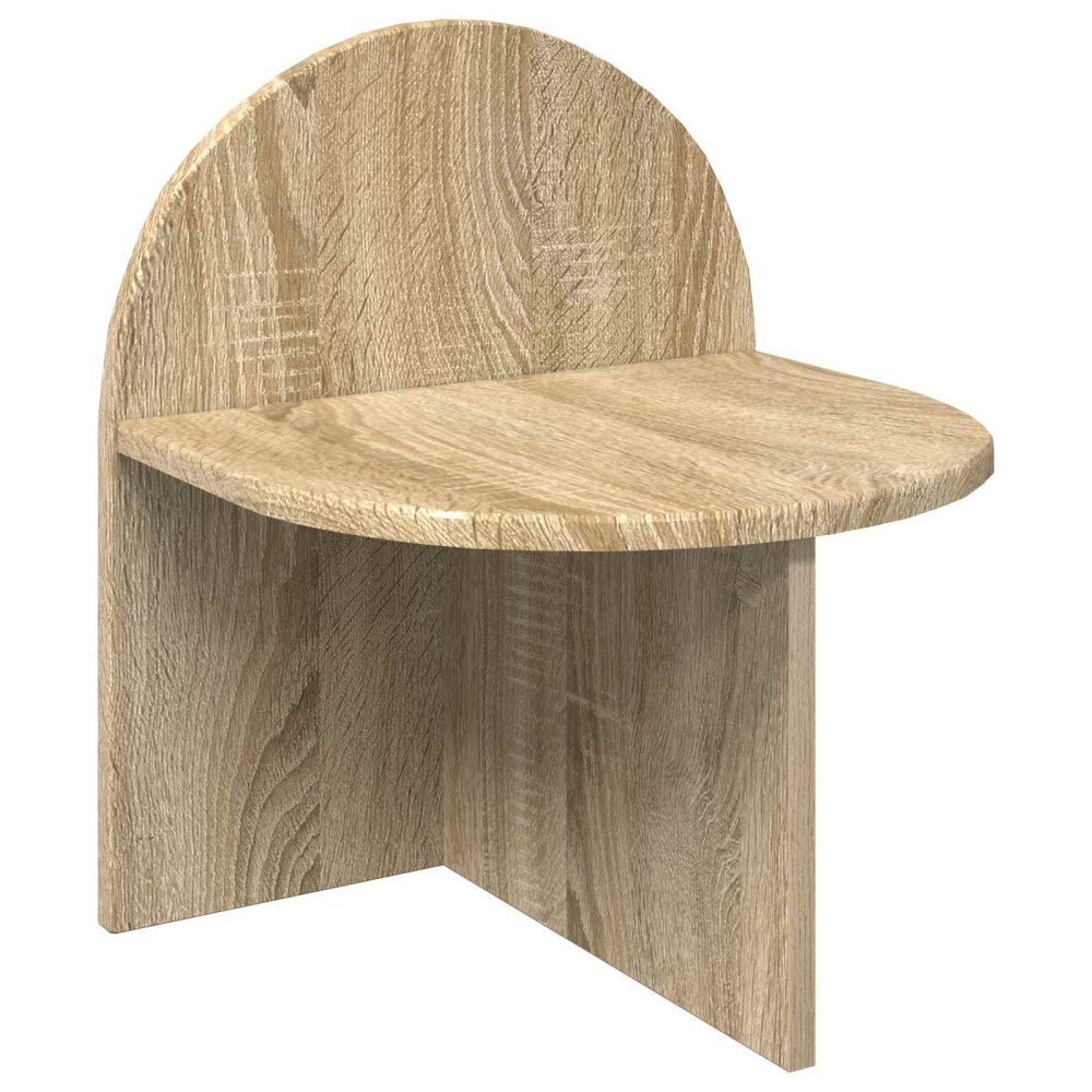 vidaXL Sängbord Sonoma-ek 40 x 35,5 x 45,5 cm Konstruerat trä