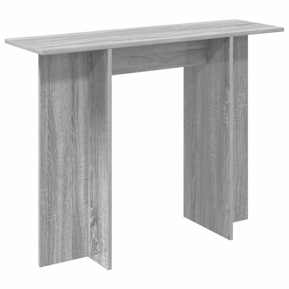 vidaXL Konsolbord Grå sonoma-ek 100 x 30 x 75 cm Konstruerat trä