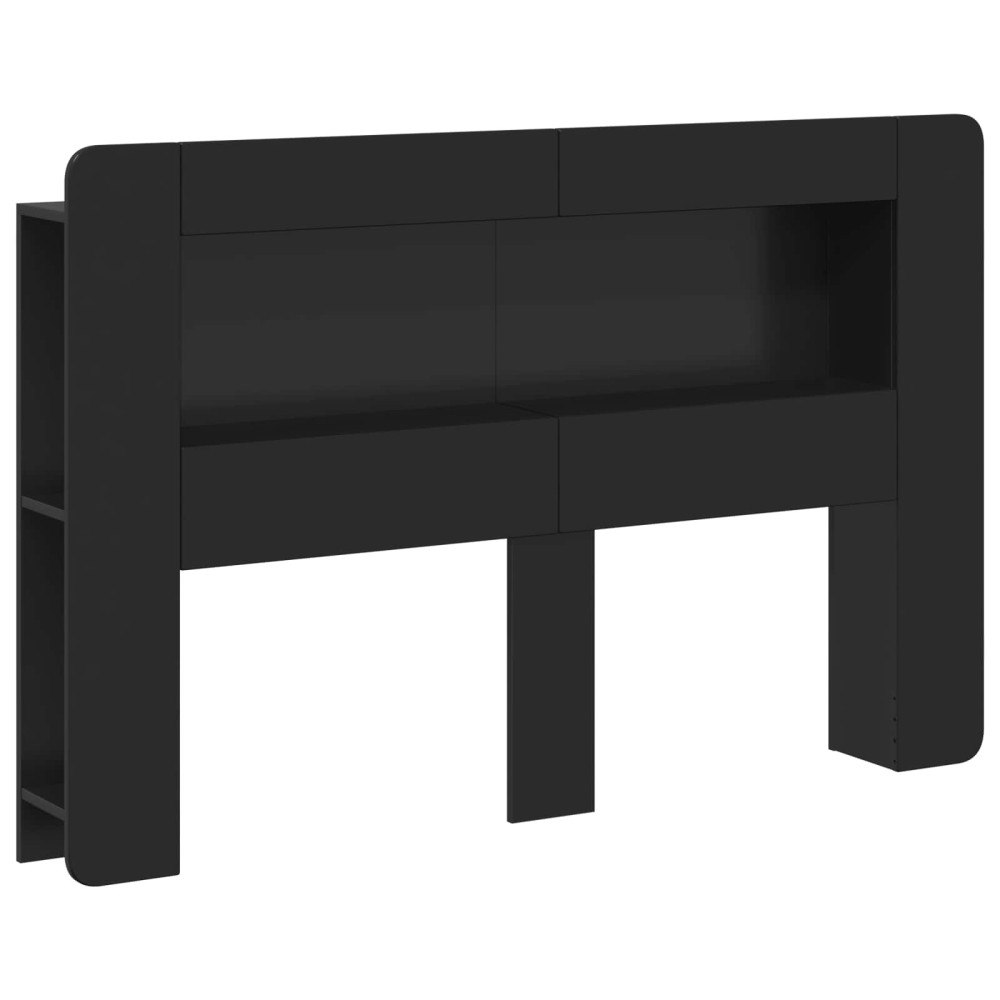 vidaXL Sänggavelsskåp med lagring Konstruerat trä