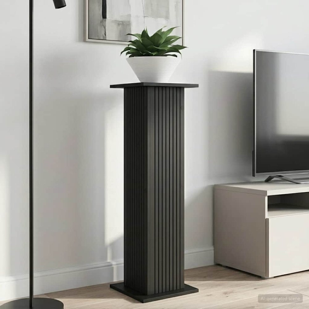 vidaXL Växtställ 2 pcs Svart 30,5 x 30 x 100,5 cm Konstruerat trä