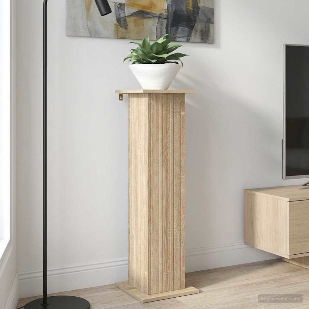 vidaXL Växtställ Sonoma-ek 30,5 x 30 x 100,5 cm Konstruerat trä