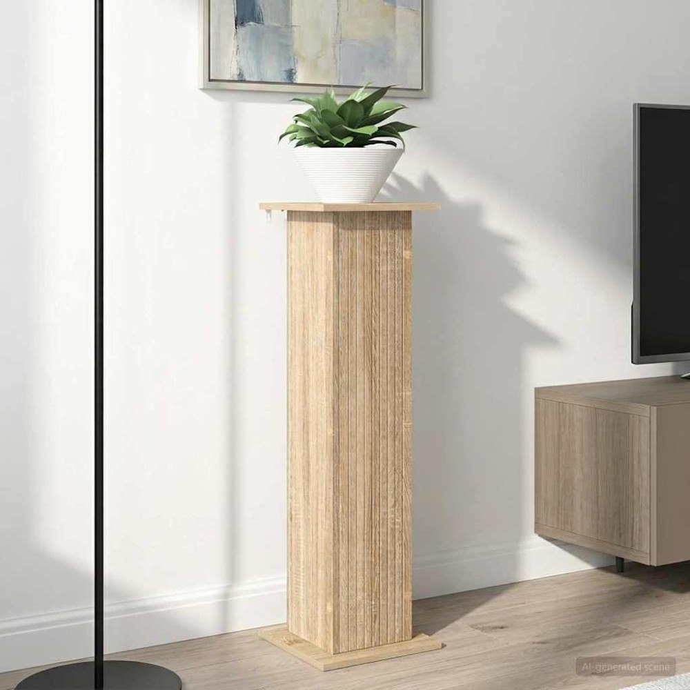 vidaXL Växtställ 2 pcs Sonoma-ek 30,5 x 30 x 100,5 cm Konstruerat trä