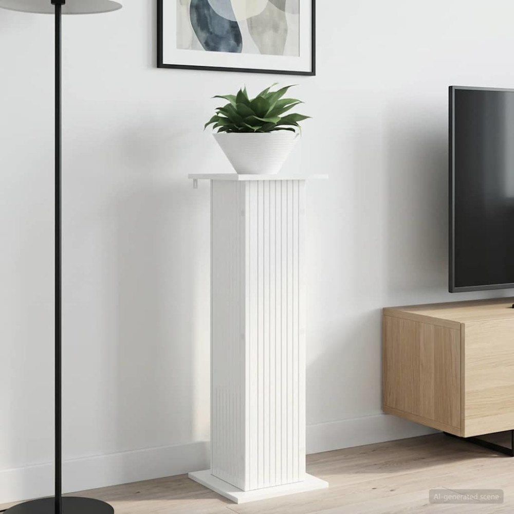 vidaXL Växtställ 2 pcs Vit högglans 30,5 x 30 x 100,5 cm