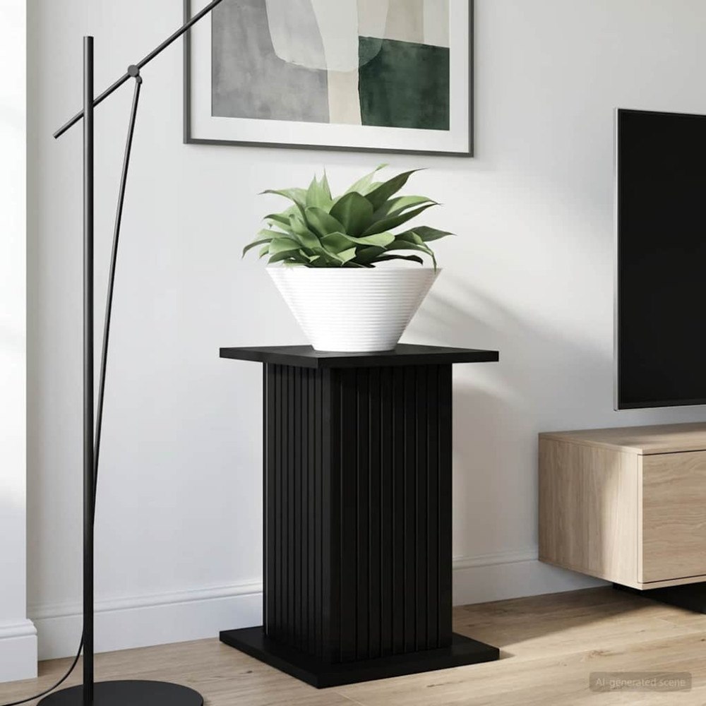vidaXL Växtställ Svart 30,5 x 30 x 43 cm Konstruerat trä