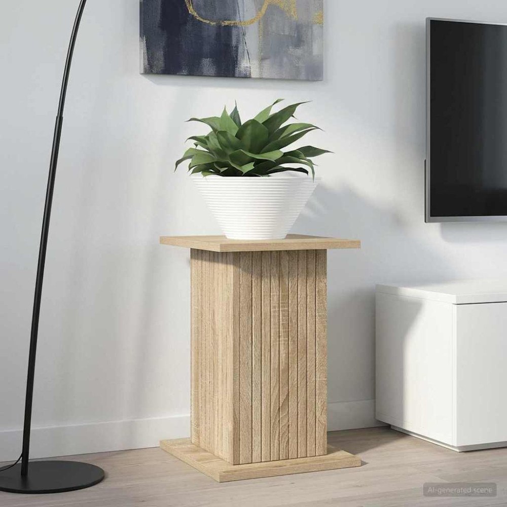 vidaXL Växtställ Sonoma-ek 30,5 x 30 x 43 cm Konstruerat trä