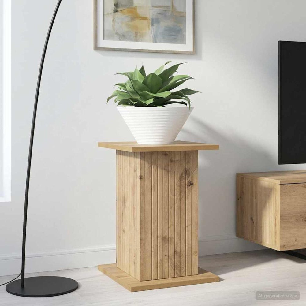 vidaXL Växtställ Artisan-ek 30,5 x 30 x 43 cm Konstruerat trä