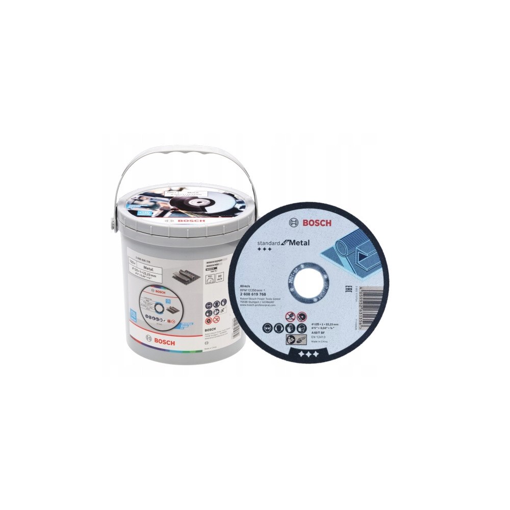 Bosch BOSCH kapskiva för metall 125 mm x 1,0 mm x 22 mm STANDARD F...