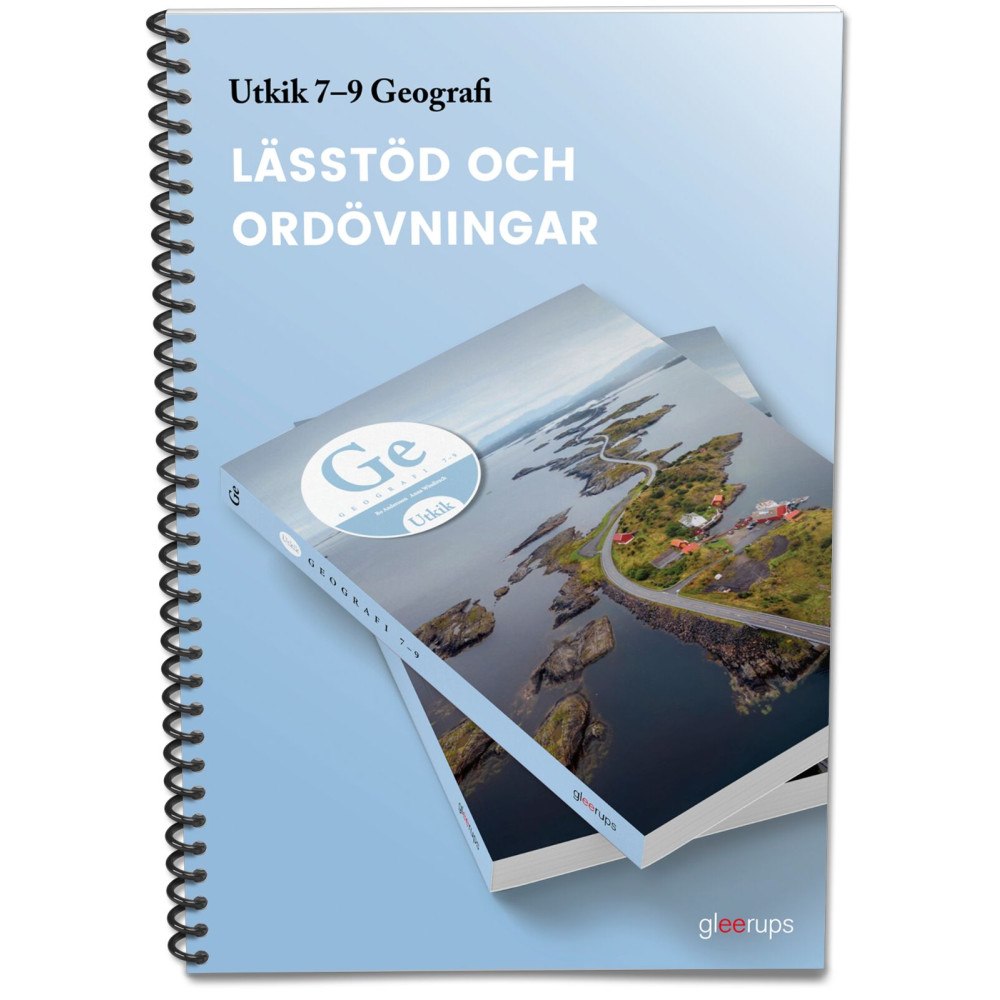 Bo Andersson Utkik 7-9 Geografi - lässtöd och ordövningar (bok, spiral)