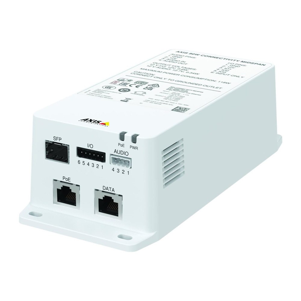 Axis Communications AXIS TU8003 - strömtillförsel - mellanliggande anslutning - 90 Watt - TAA-kompatibel