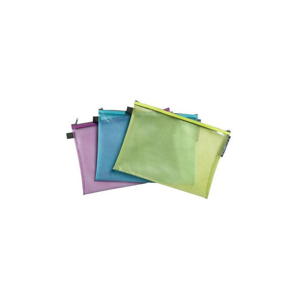 EXACOMPTA Ficka dragkedja EVA A4 sort 3/fp