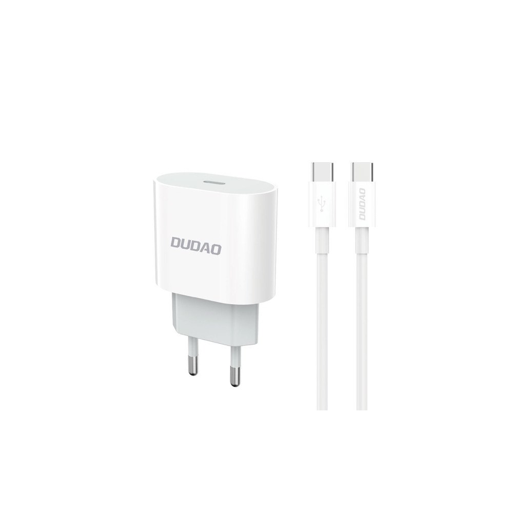 Dudao Dudao A14EUC adapter 20W (1m USB-C till USB-C-kabel ingår) v...