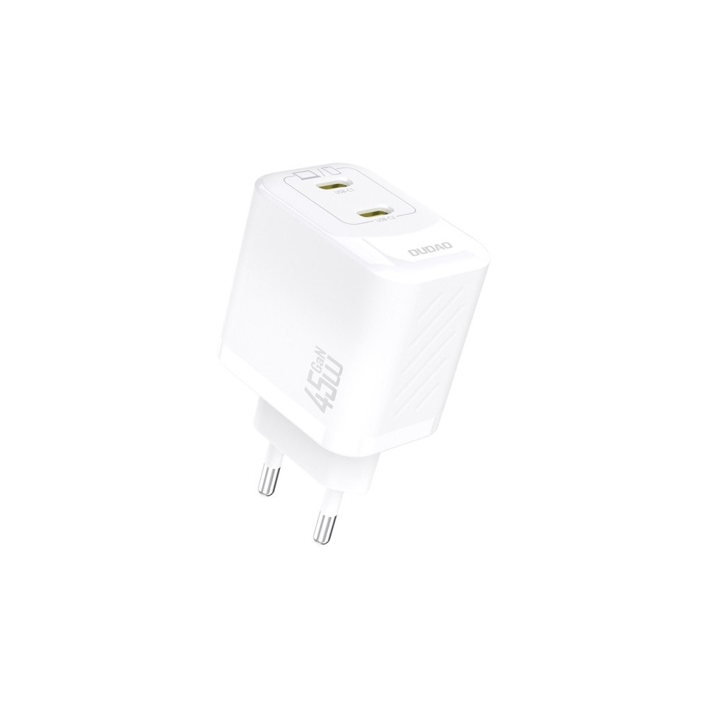 Dudao Nätladdare 2xUSB-C GaN PD 45W