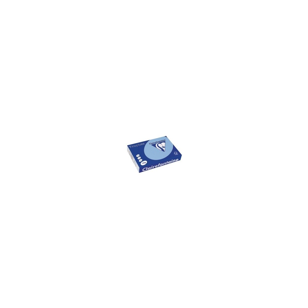 Clairefontaine Färgat papper Trophée A4 120 g 1282 mörkblå (pastell), förpa...