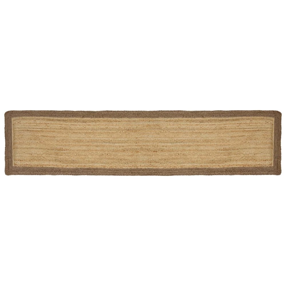 vidaXL Områdesmattor Grå 60 x 250 cm Jute