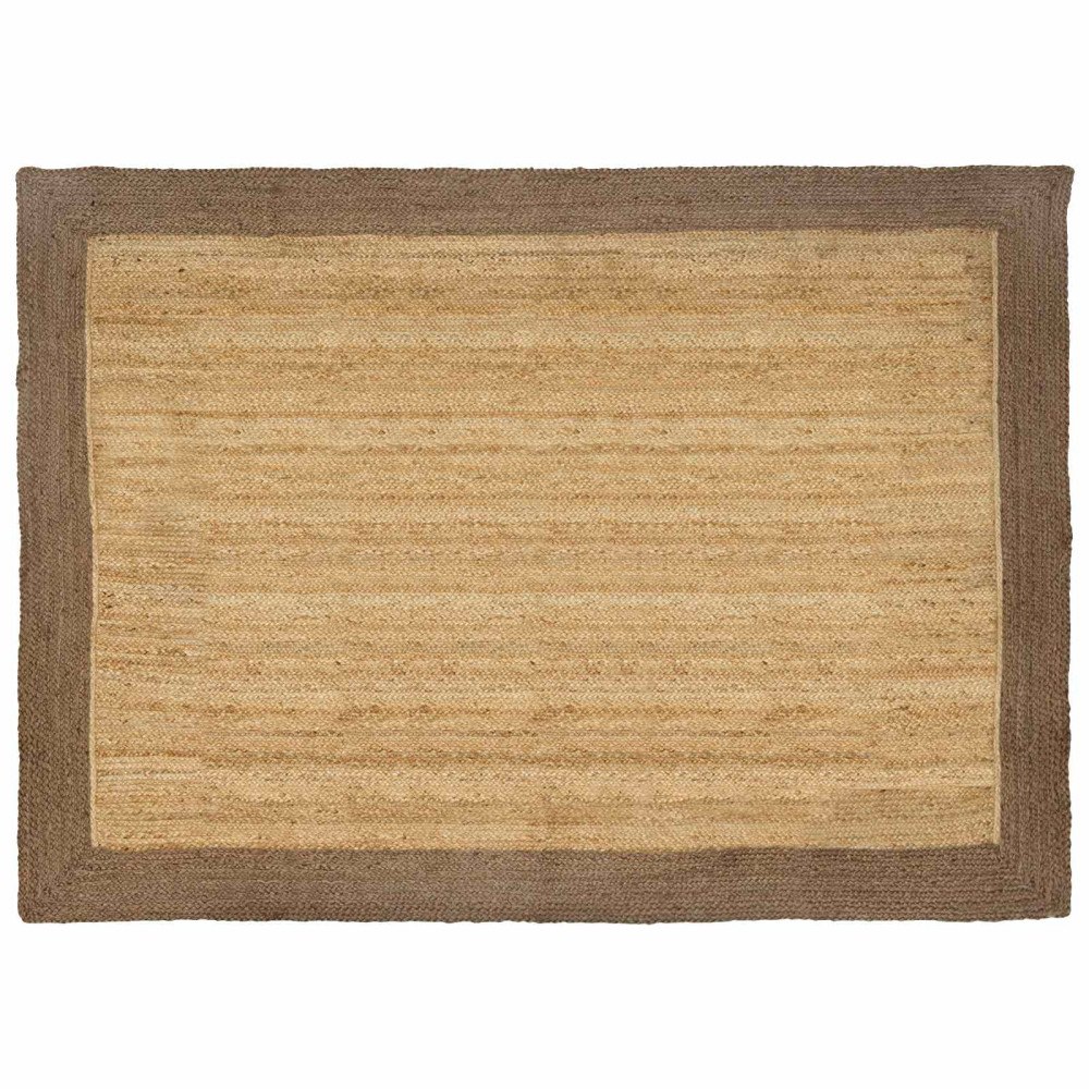 vidaXL Områdesmattor Grå 200 x 290 cm Jute