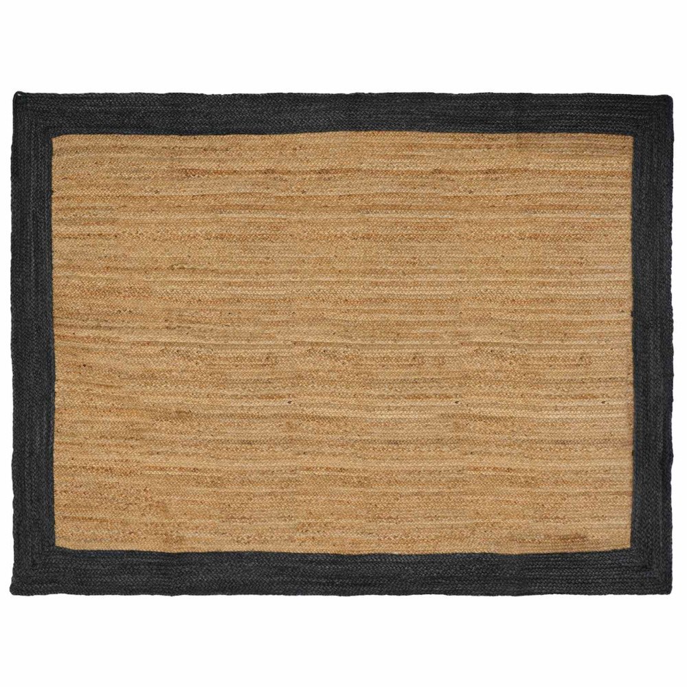 vidaXL Områdesmattor Mörkgrå 160 x 230 cm Jute