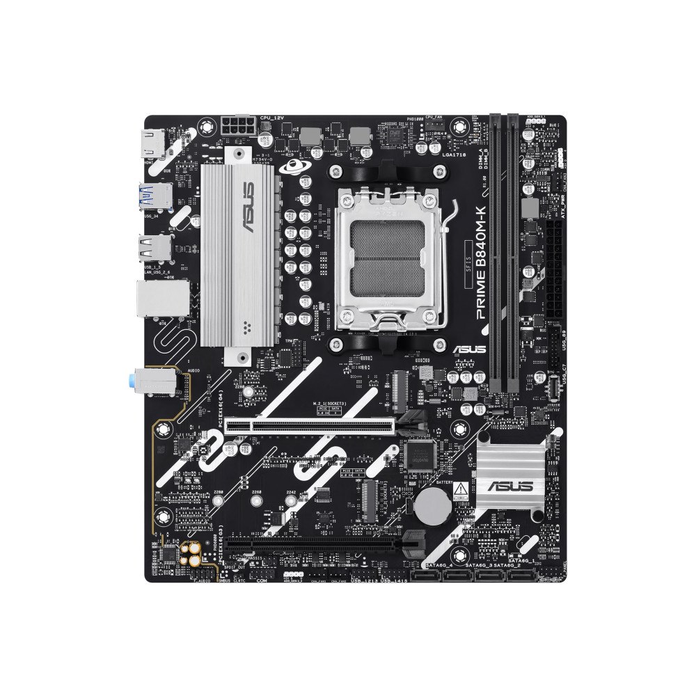 ASUS ASUS PRIME B840M-K - moderkort - micro ATX - Socket AM5 - AMD B840