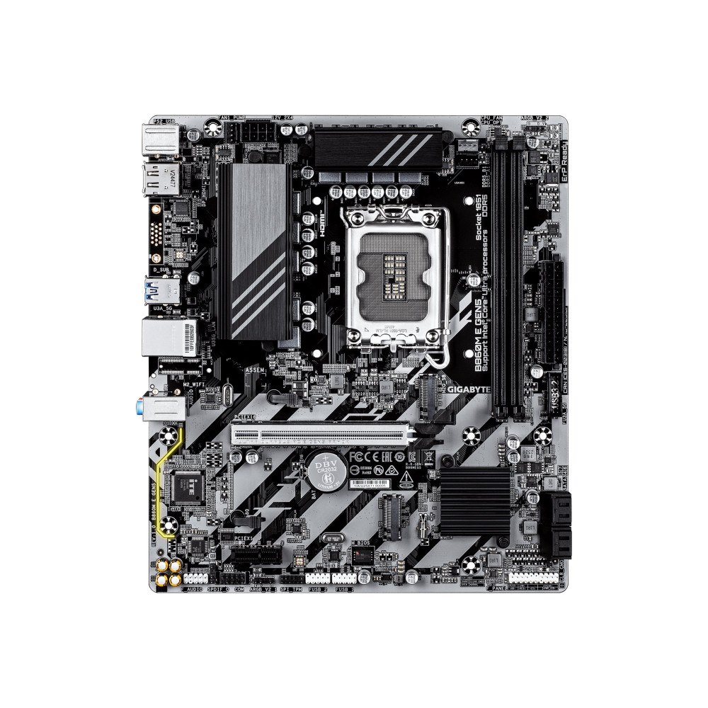 Gigabyte Gigabyte B860M E GEN5 - moderkort - micro ATX - LGA1851-uttag - B860