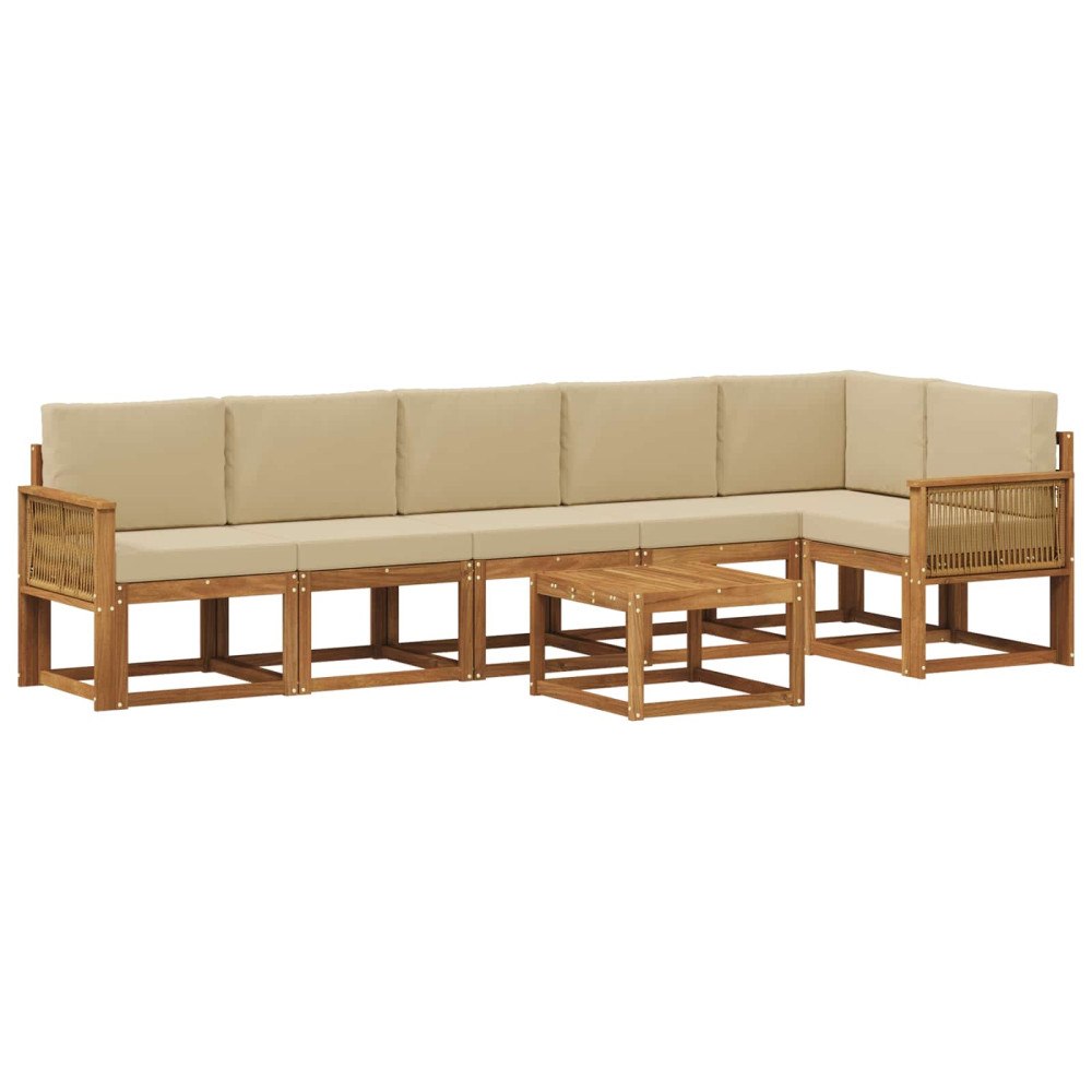 vidaXL Utomhussoffset 7 st