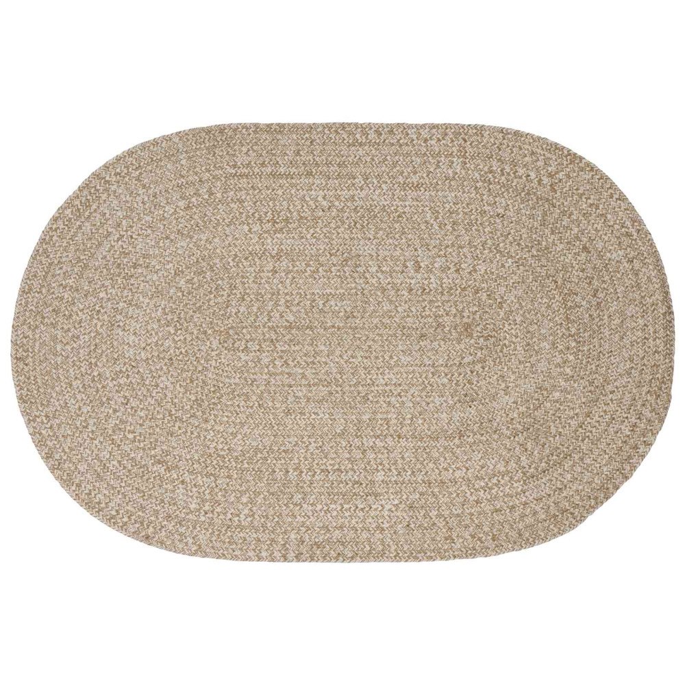 vidaXL Områdesmattor Vit 122 x 183 cm Jute