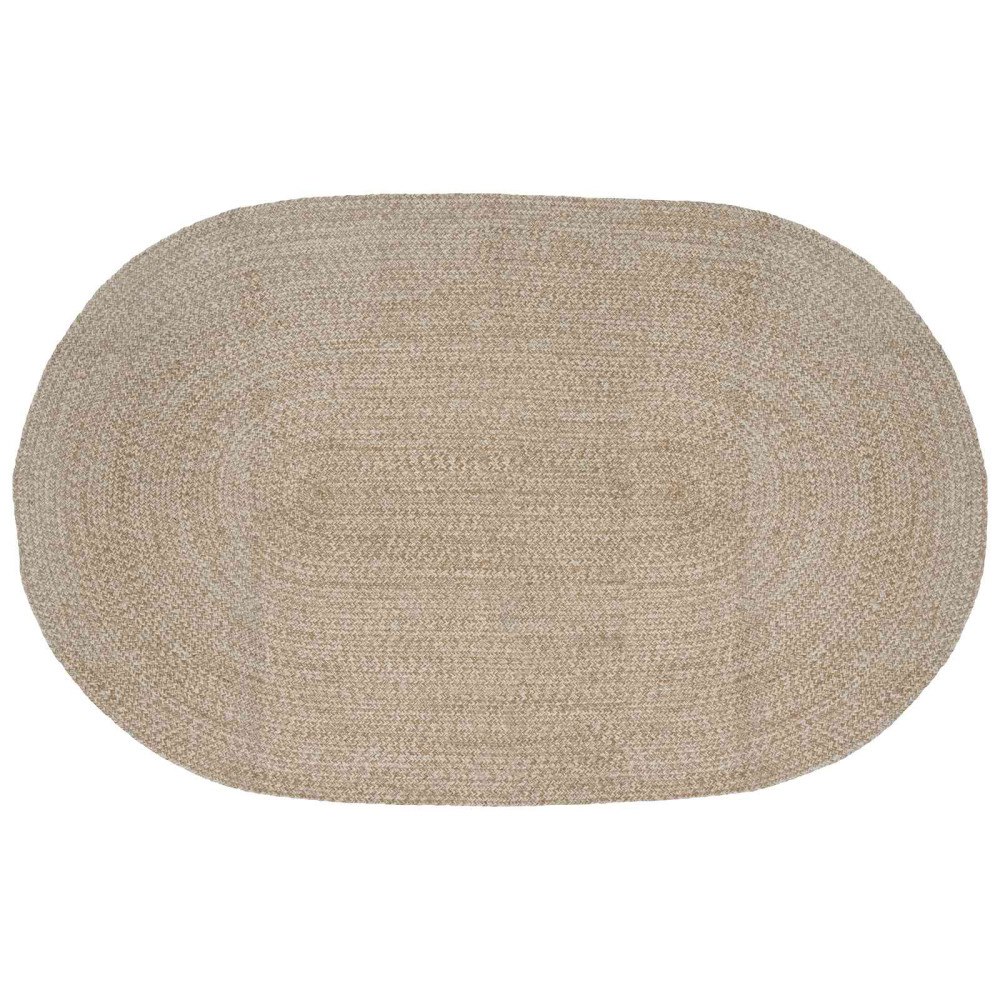 vidaXL Områdesmattor Vit 152 x 245 cm Jute