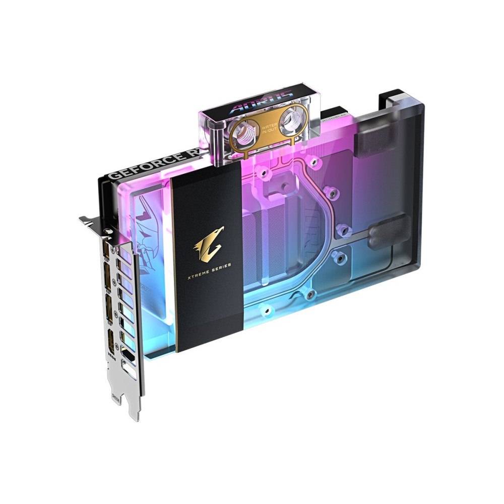 Gigabyte AORUS GeForce RTX 5080 XTREME WATERFORCE WB 16G - OC Edition - grafikkort - GeForce RTX 5080 - 16 GB