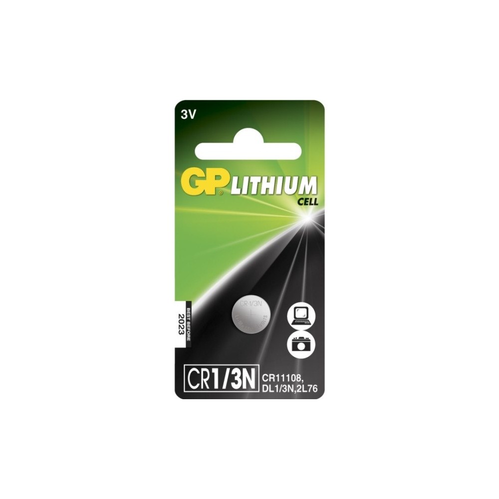 GP Batteries GP Batteries Lithium Cell CR1/3N, Engångsbatteri, 1/3N, Liti...