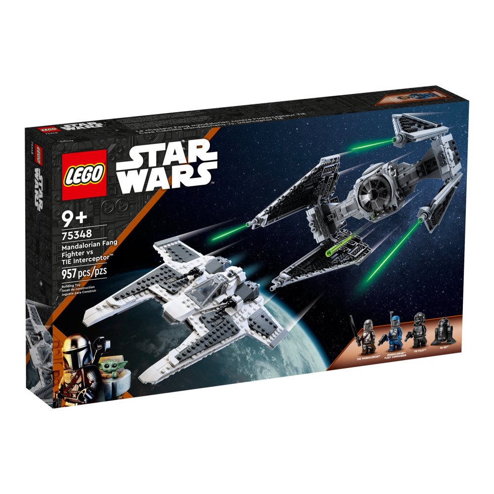 LEGO LEGO Star Wars 75438 - Mandalorian Fang Fighter vs. TIE Interceptor - byggsats