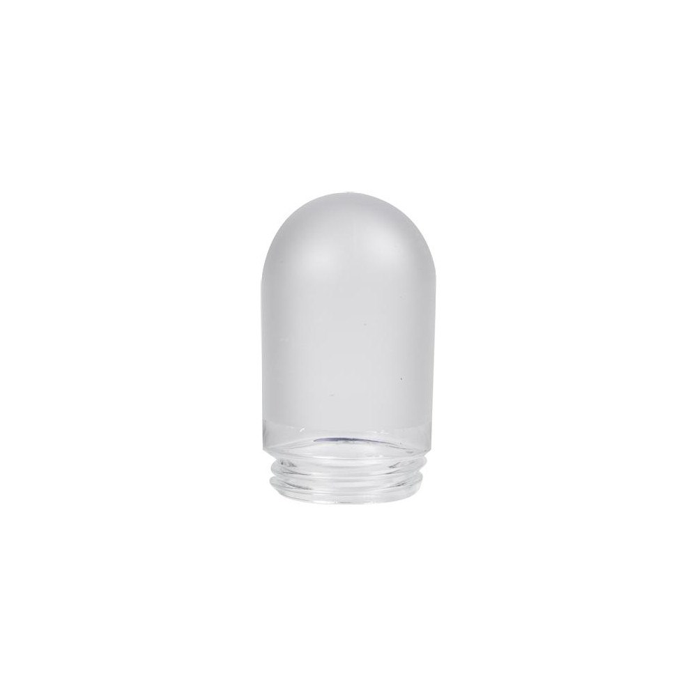 TEKNISK BELYSNING Slagtåligt sandblästrat stallglas, Ø97 mm, med 84,5 mm gänga