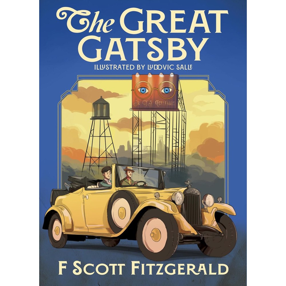 F. Scott Fitzgerald The Great Gatsby: Illustrated by Ludovic Salle (inbunden, eng)