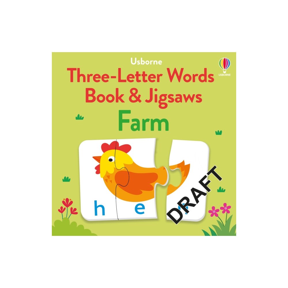 Usborne Publishing Ltd First Words Jigsaw Book: Farm (bok, board book, eng)