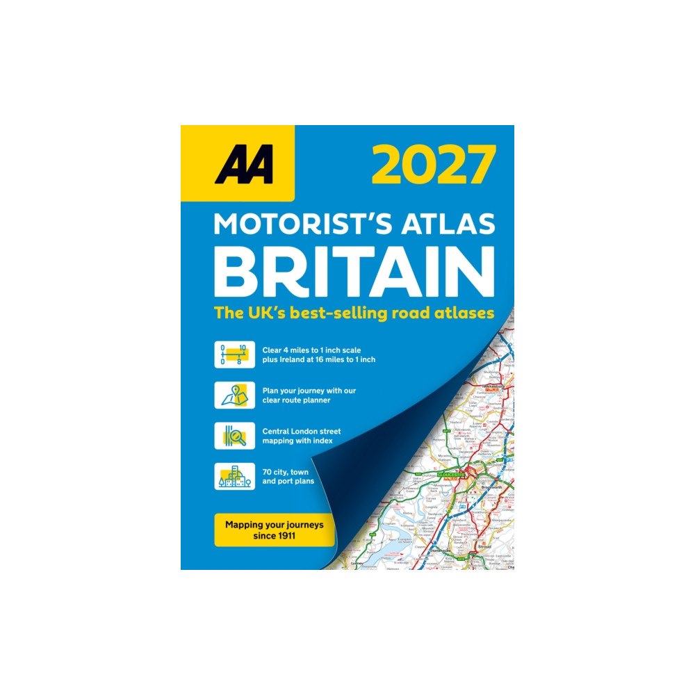 AA Publishing AA Motorist’s Britain 2027 (bok, spiral, eng)