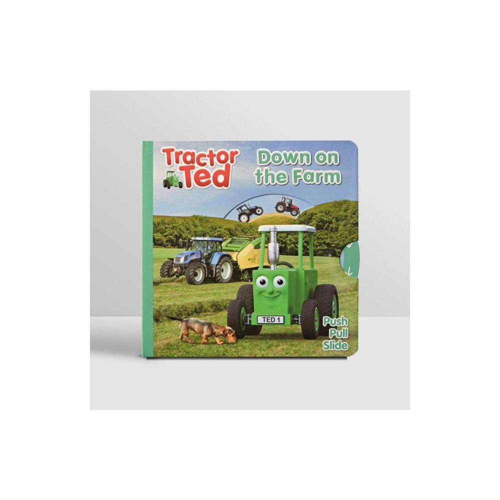 TRACTORLAND LTD Tractor Ted Down on the Farm, Push Pull Slide (inbunden, eng)
