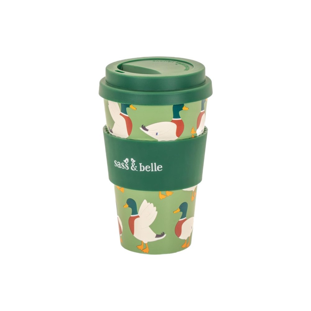 SASS & BELLE Mallard Duck Travel Coffee Cup