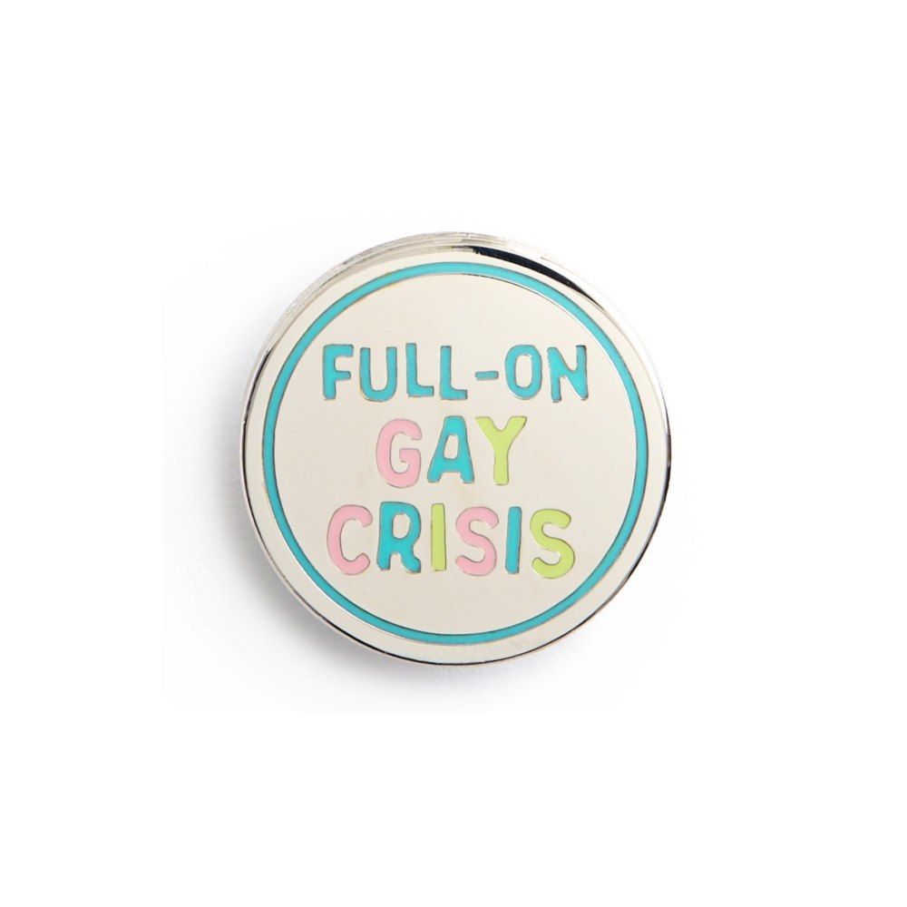 Out of Print Heartstopper Full On Gay Crisis Pin