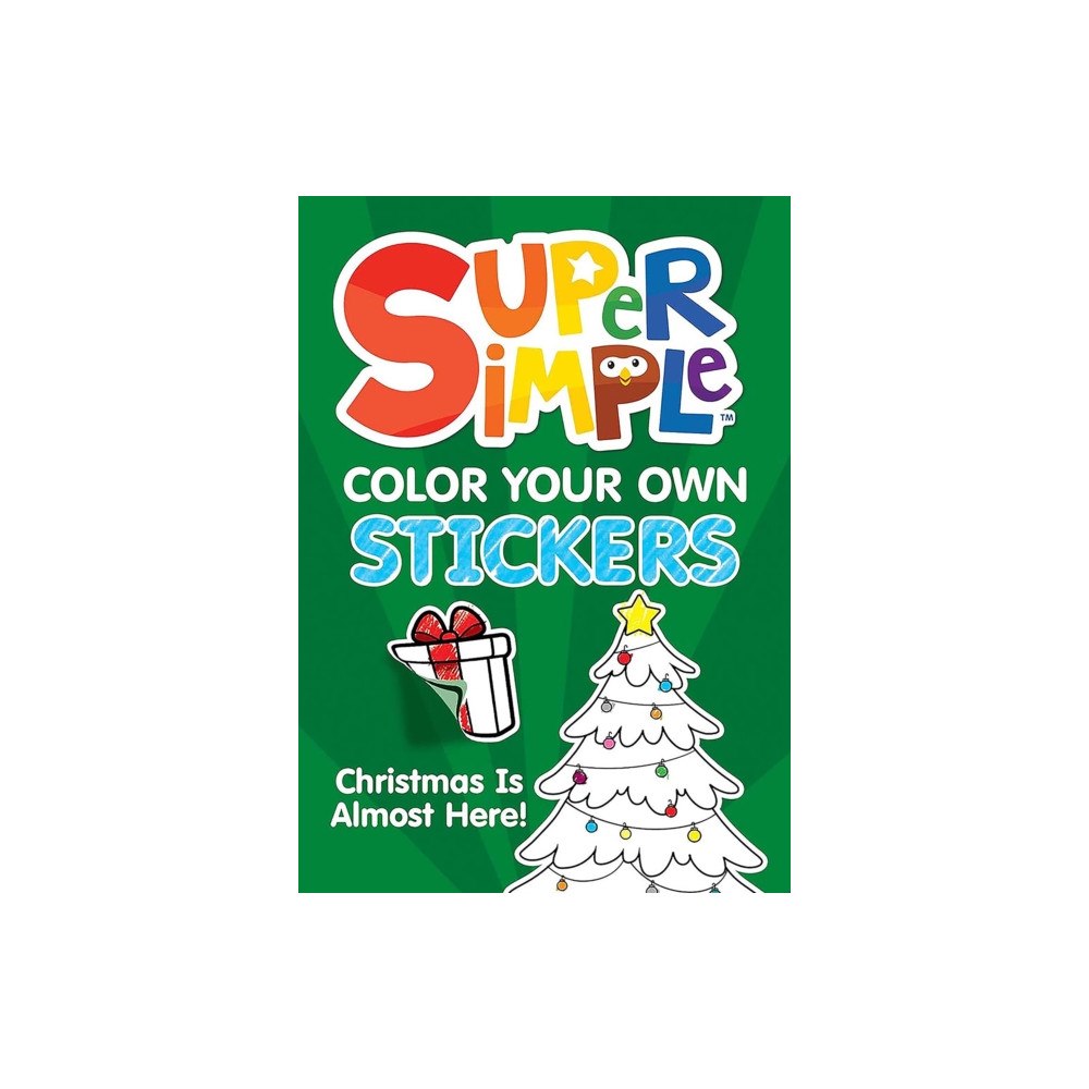 Dover publications inc. Super Simple™ Color Your Own Stickers: Christmas Is Almost Here! (häftad, eng)