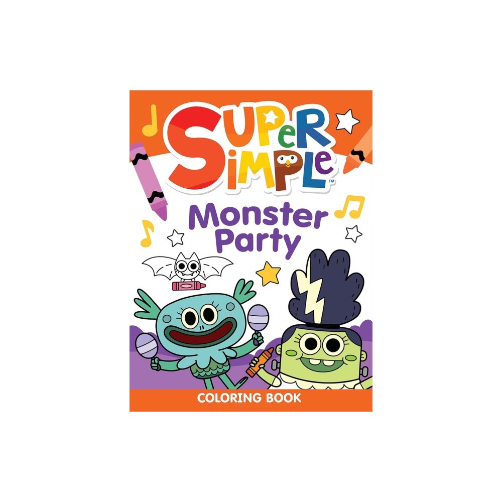Dover publications inc. Super Simple™ Monster Party Coloring Book (häftad, eng)