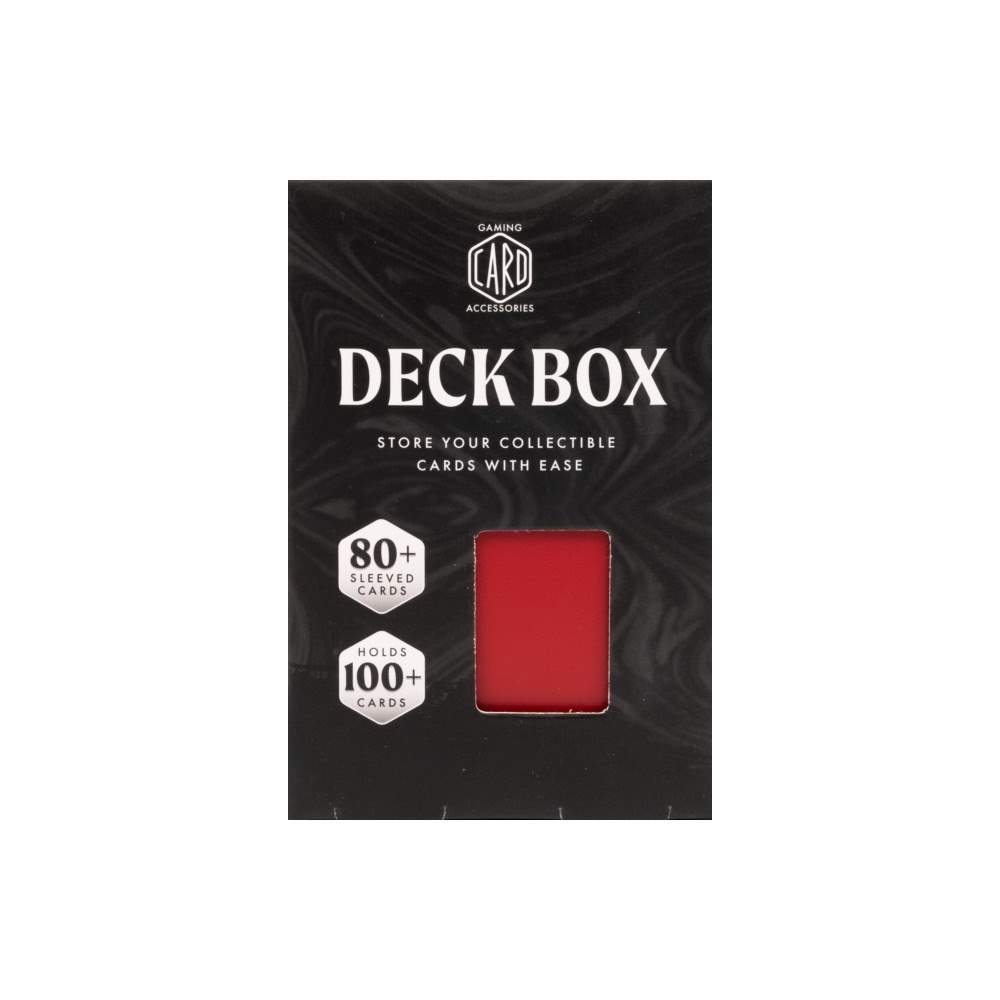 Professor Puzzle Deck Box - RED